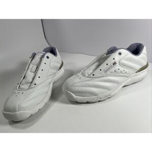 Reebok Classic Shoes Womens Sz 5 White Leather Rhinestone Embellishment